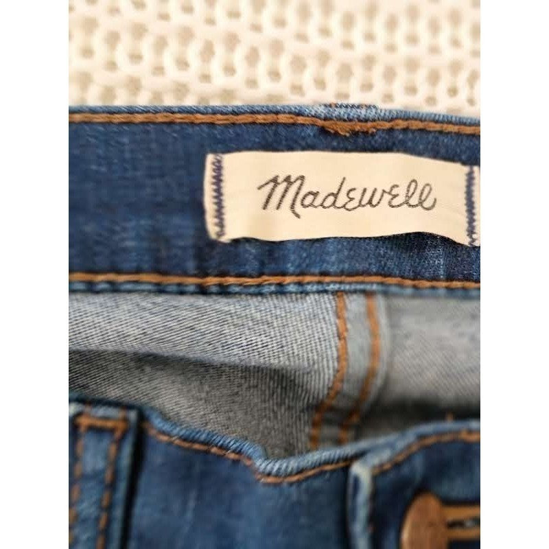 Madewell 9 High-Rise Skinny Jeans 30x28 Medium Wash Blue Stretch Denim