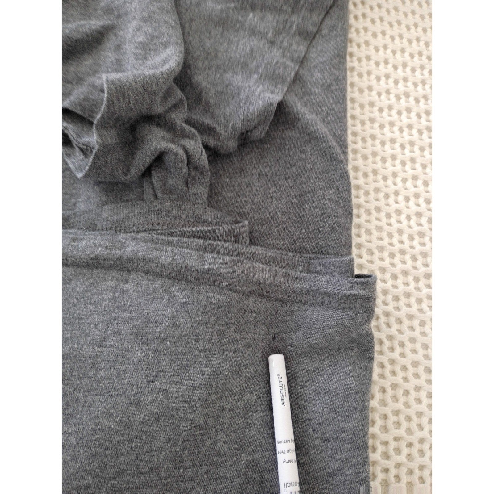 Everlane Crew Neck T Shirt Basic Essential Heather Gray Cotton Small/Medium