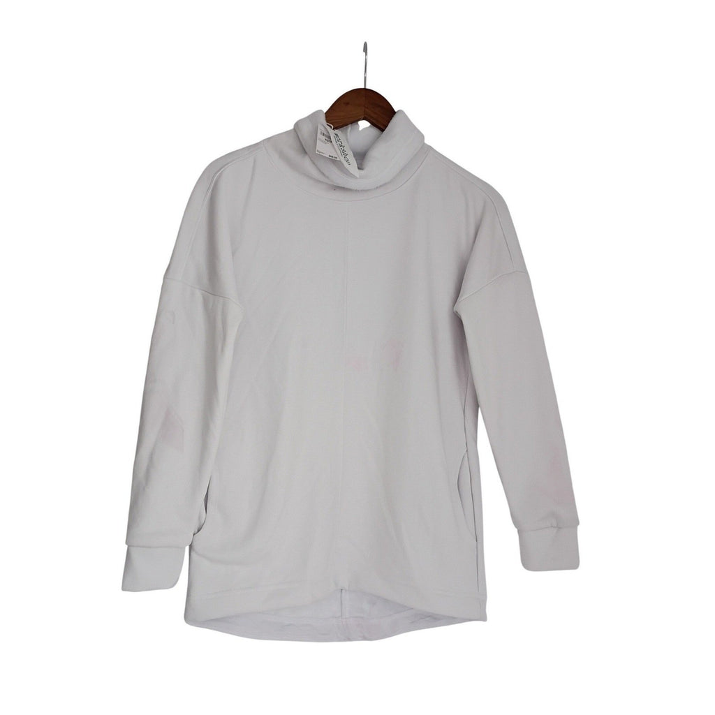 Workshop Republic NWT Cozy Fleece Lined Turtleneck Sweatshirt S Cotton Blend