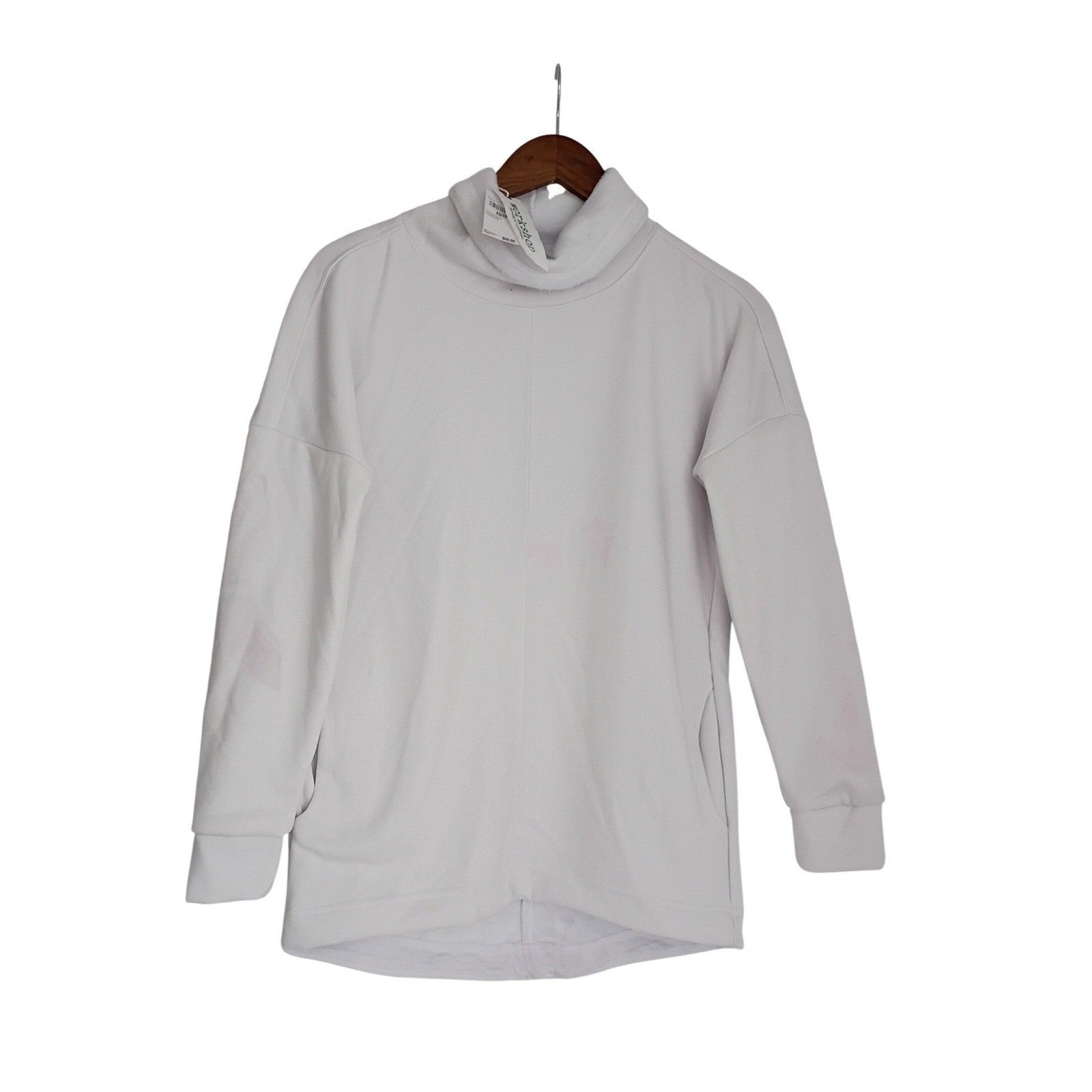 Workshop Republic NWT Cozy Fleece Lined Turtleneck Sweatshirt S Cotton Blend