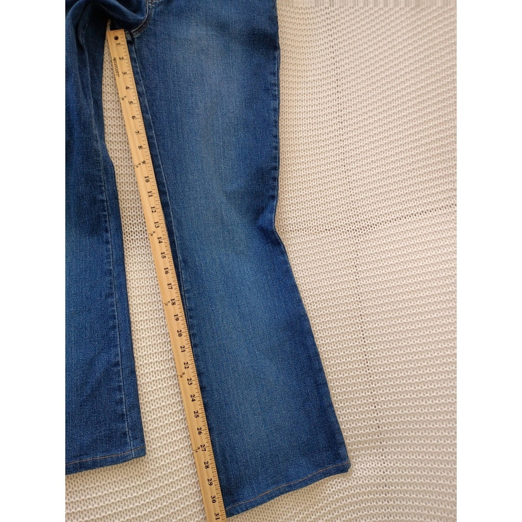 RuffHewn Womens Bootcut Jeans Size 10 30x31 Mid Wash Blue Stretch Denim