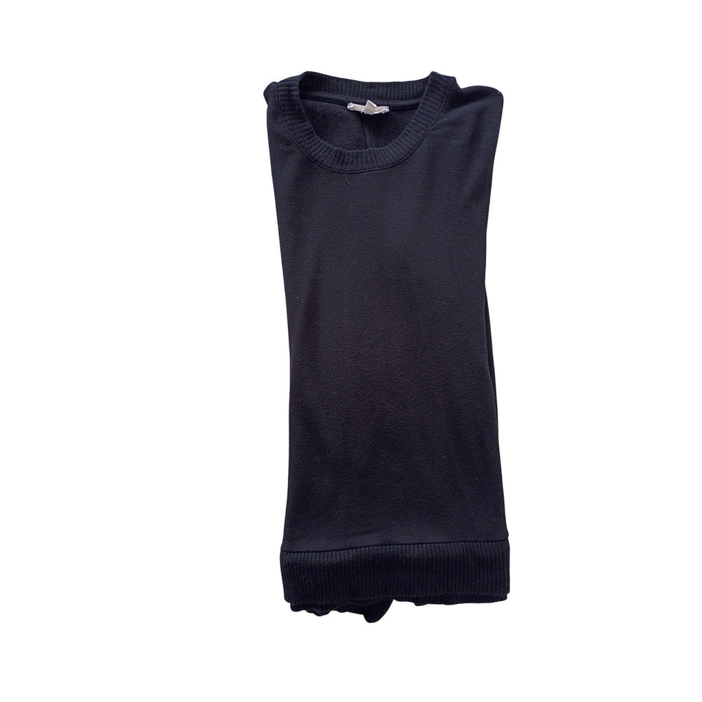 Splendid Collection Black Long Sleeve Crew Neck Knit Sweater Top Womens Medium