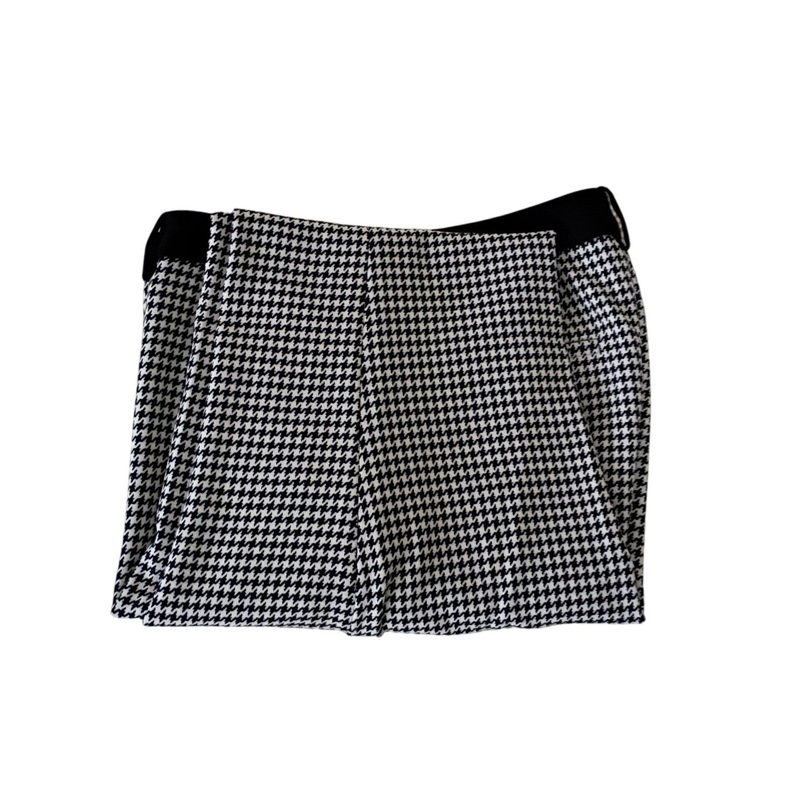 Calvin Klein Houndstooth Pants Black White Slim Fit 4 W30 x 28.5 Dress Trousser