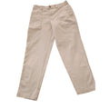 A New Day Womens Cargo Pants Cream Stretch Elasticized Sz 8 W28x26