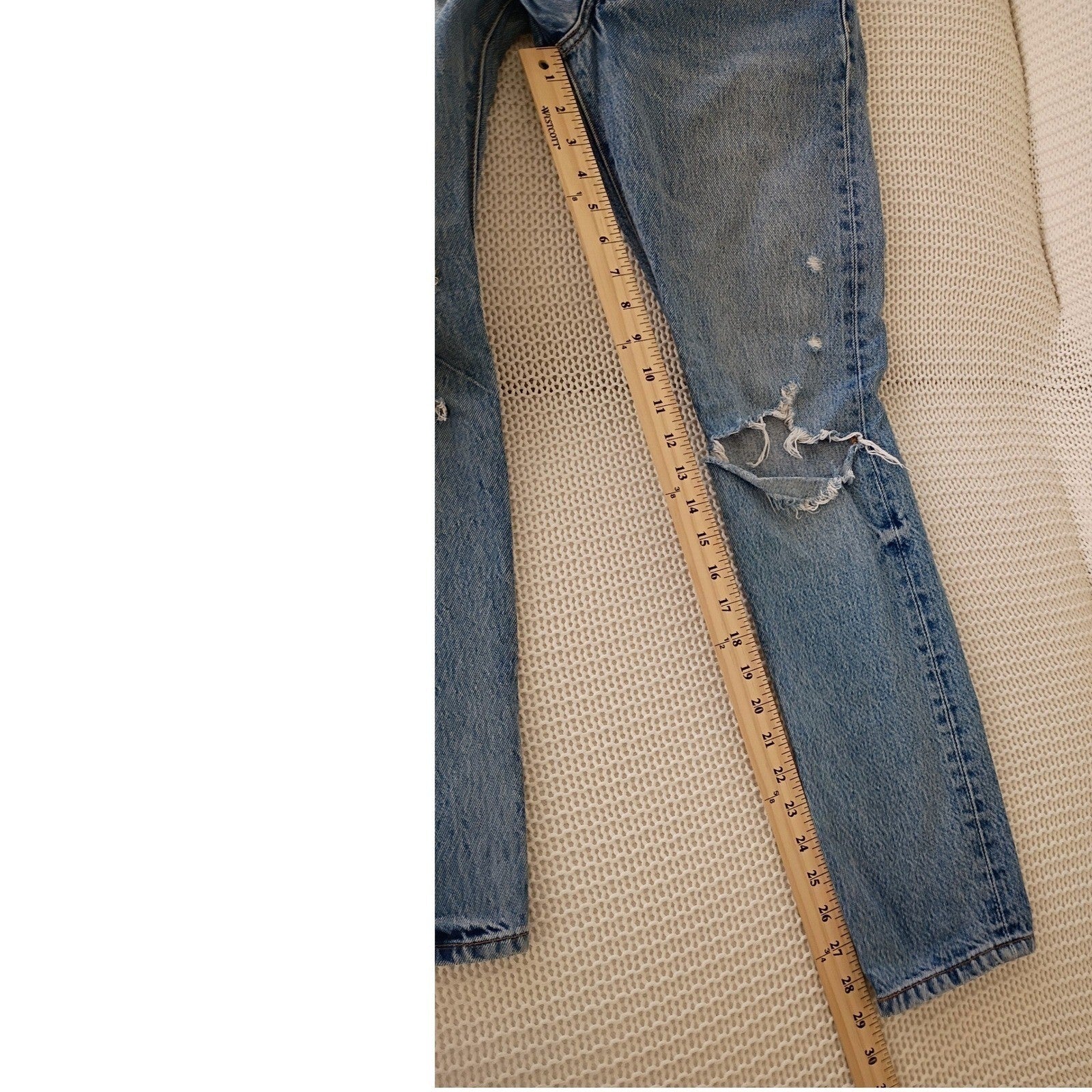 Levi's 710 Super Skinny Jeans Dark Wash Stretch Denim Women 27x29