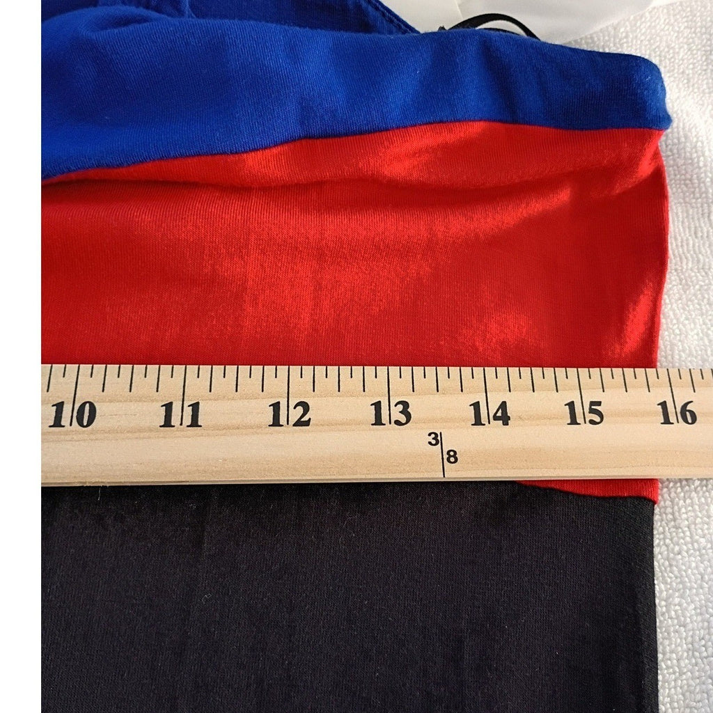 Calvin Klein Colorblock Maxi Dress Blue Red Black Sleeveless NWT 6/Small  Bold