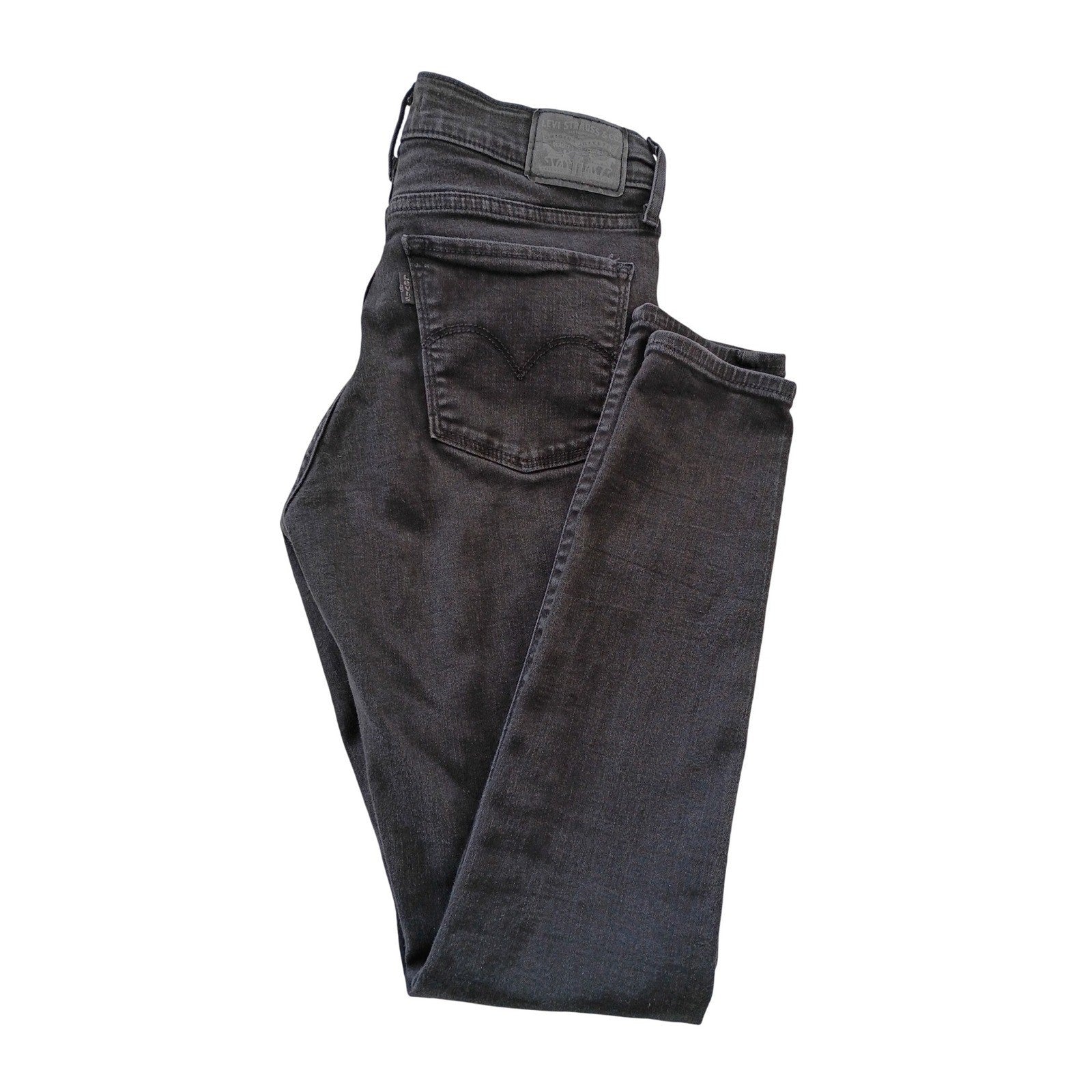 Levi Strauss 710 Super Skinny Black Jeans Women's Size 30