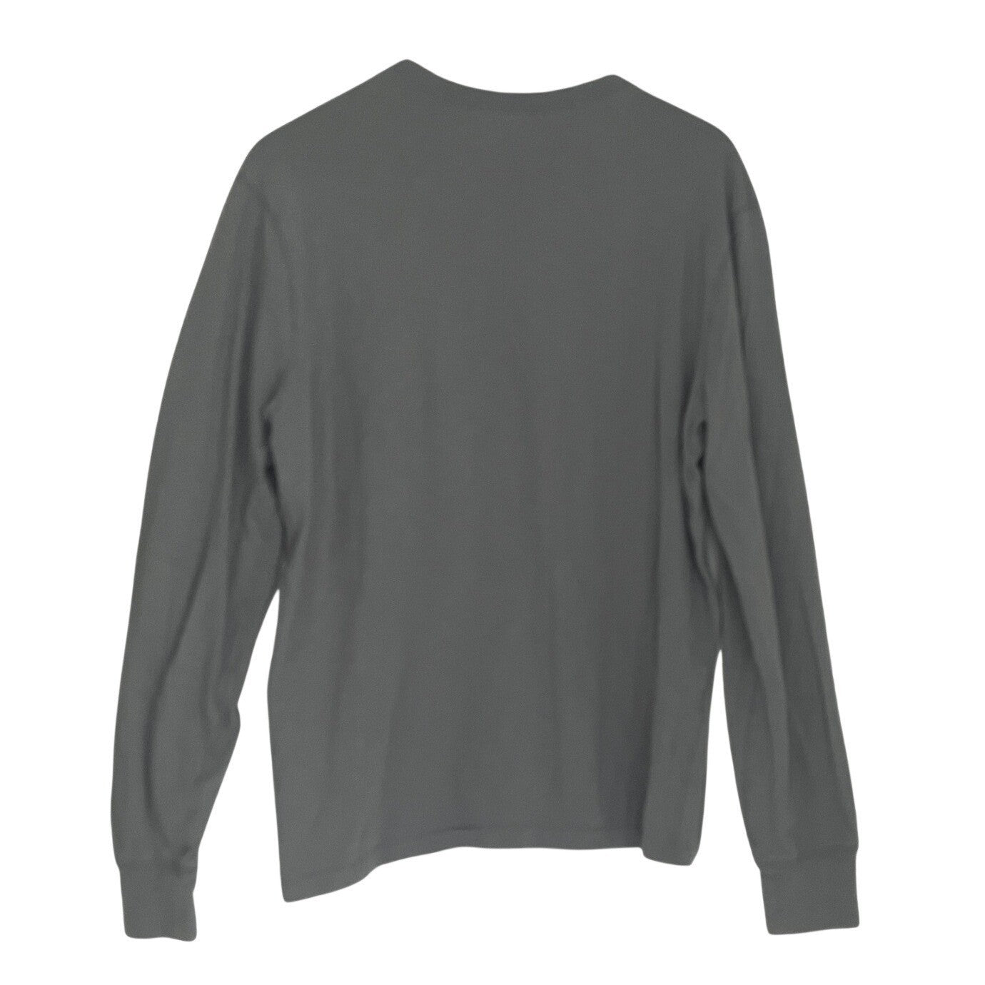J Crew Long Sleeve Gray Henley Shirt Men's Size Large Button Up Casual Comfort
