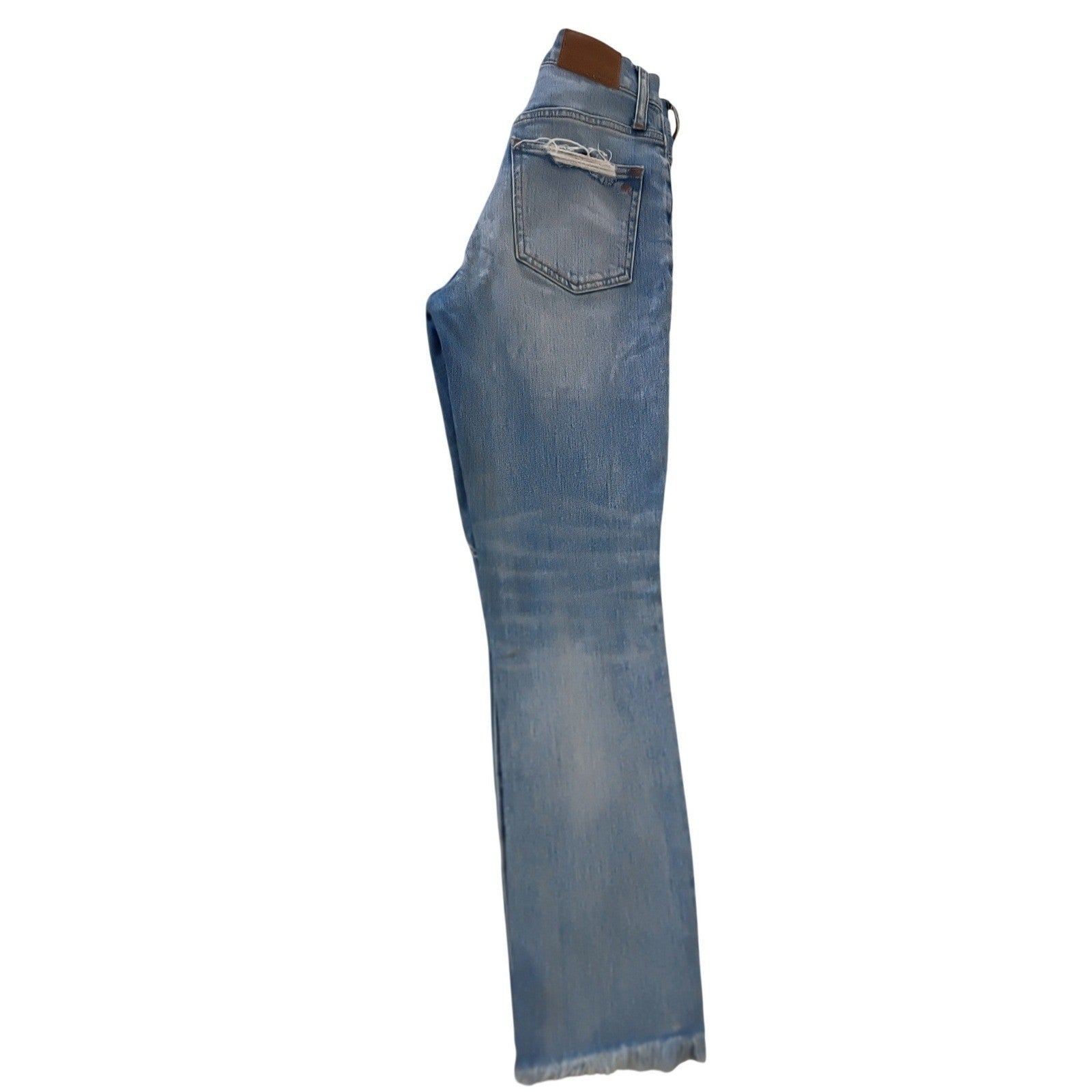 Madewell The Perfect Vintage Jeans Light Wash Distressed Frayed Hem 23x27 NWOT