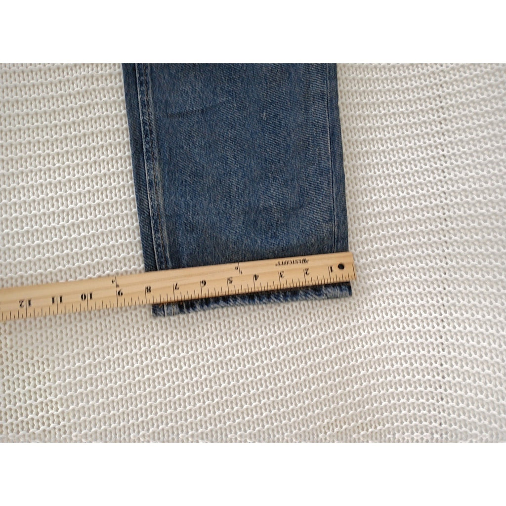 Ashley Mason $78 Premium Blue Wash Straight Leg Jeans Size 3 26x29 Denim
