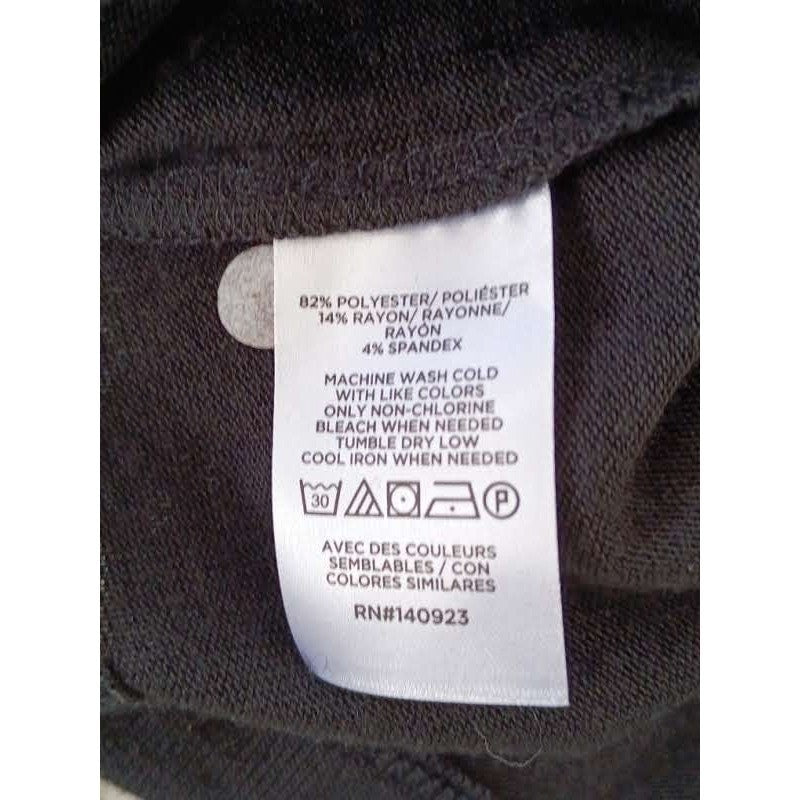 LOFT NWT Ribbed Sweater Knit Top Charcoal Gray Crew Neck Long Sleeve Small