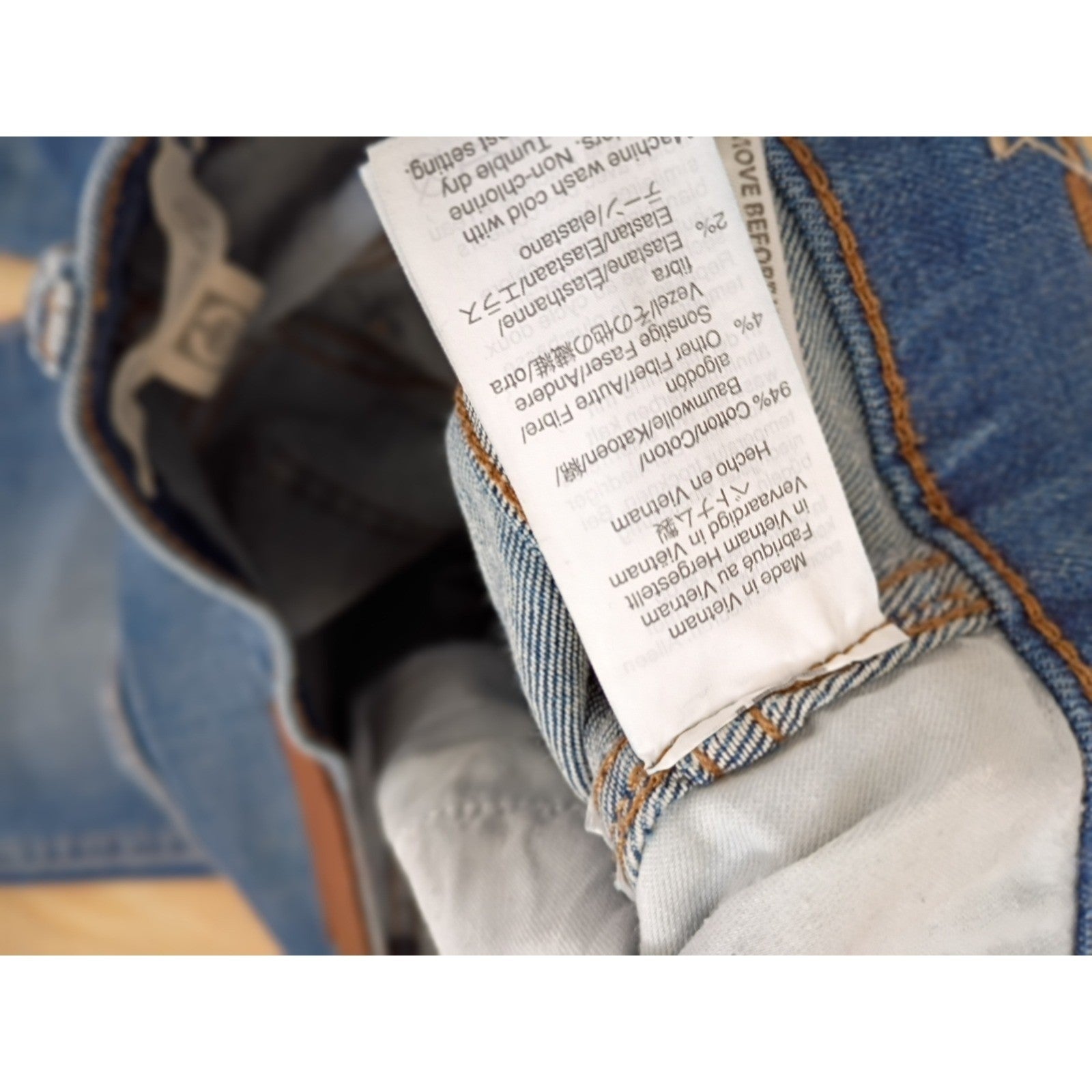 Madewell High Rise Skinny Jeans Medium Wash Raw Hem Blue Denim 29x27 Boho