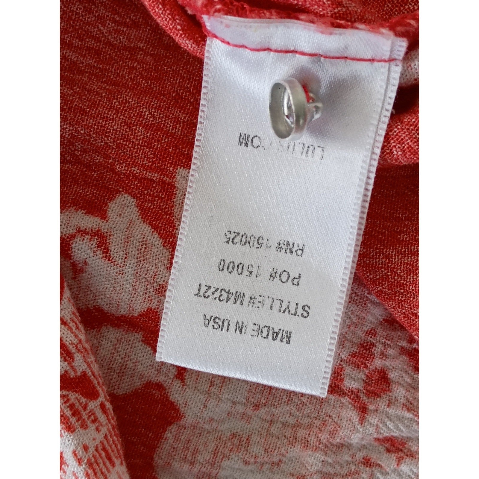 Lulus Coquette Red White Floral Tie Front Crop Top Puff Sleeve Milkmaid S