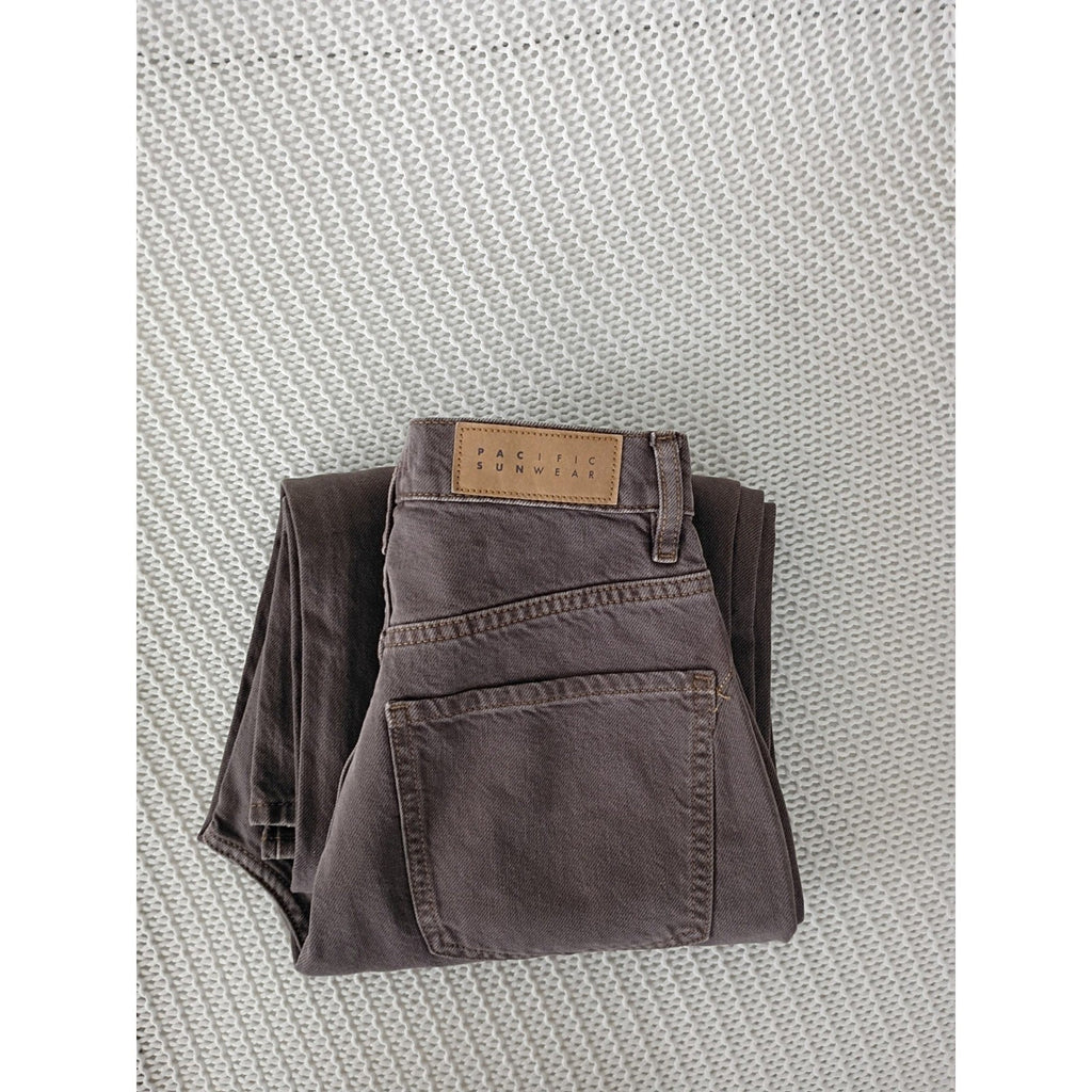 Mocha Brown High Rise Bootcut Flare Jeans 26x33 Long Inseam Denim PacSun