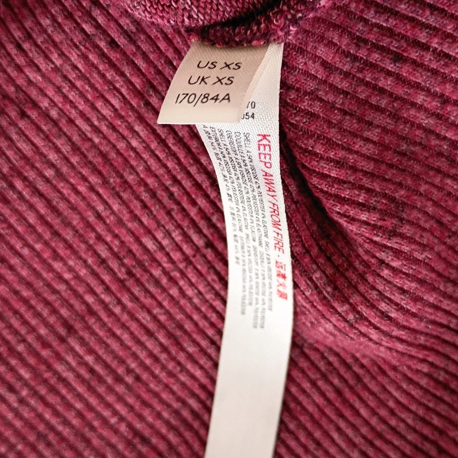 Anthropologie Saturday Sunday Burgundy Heathered Layered Top Boho Cozy Fits S/M