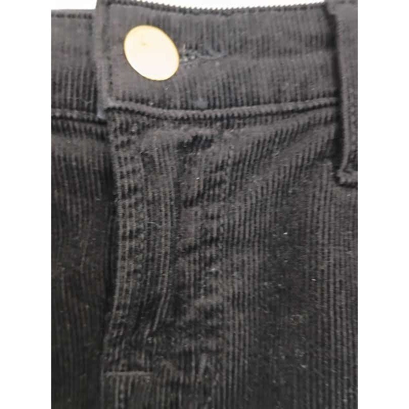 J Brand Gwynne Black Corduroy Mini Skirt Casual Versatile Everyday Size 26x15 L