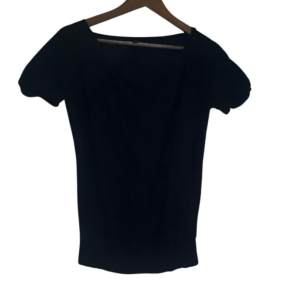 Lot of 2 Zara Gap Mossimo Womens Basic Short Sleeve Tops Black Grey S XS