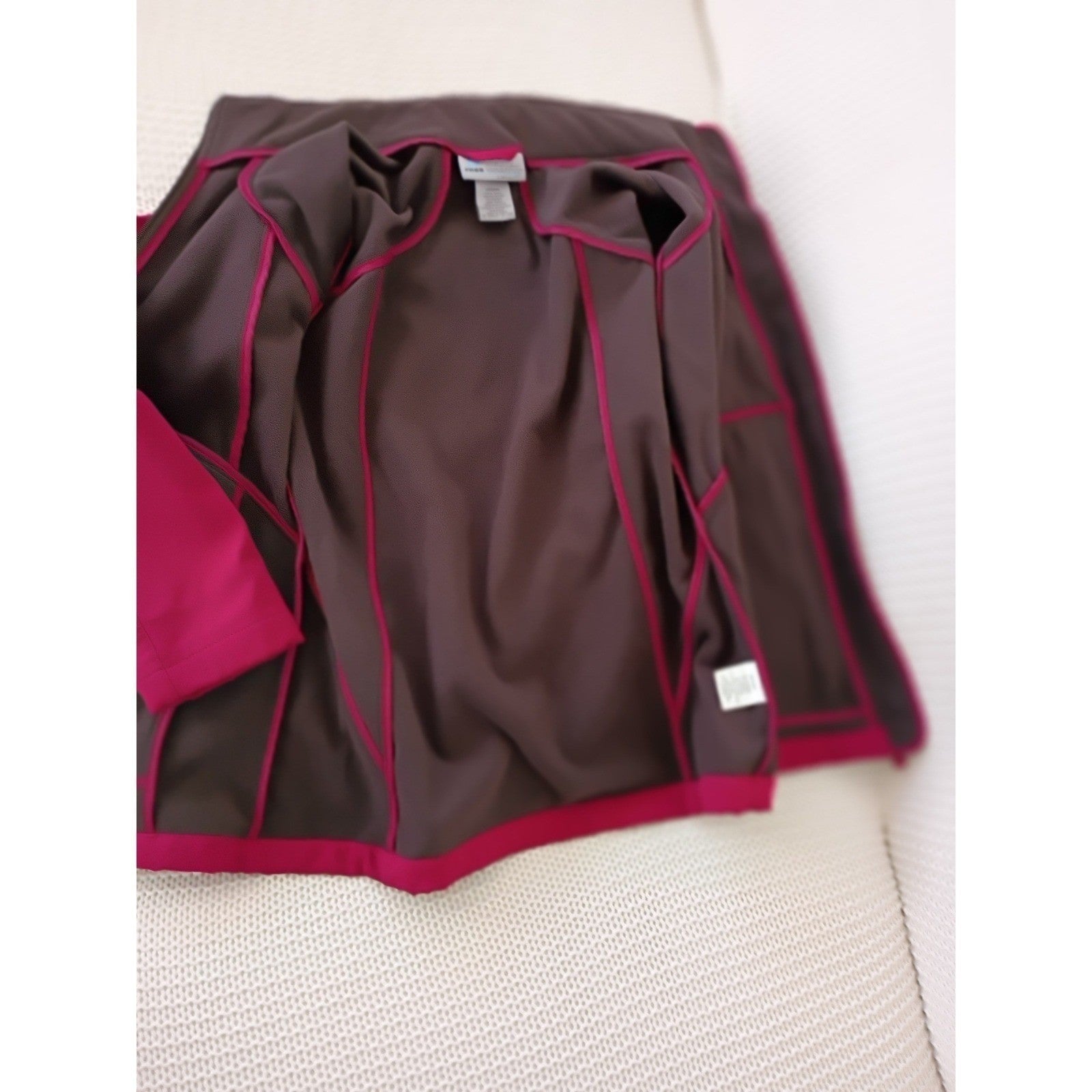 Free Country Womens Softshell Jacket Magenta Pink Fleece Lined Size M RN 82608