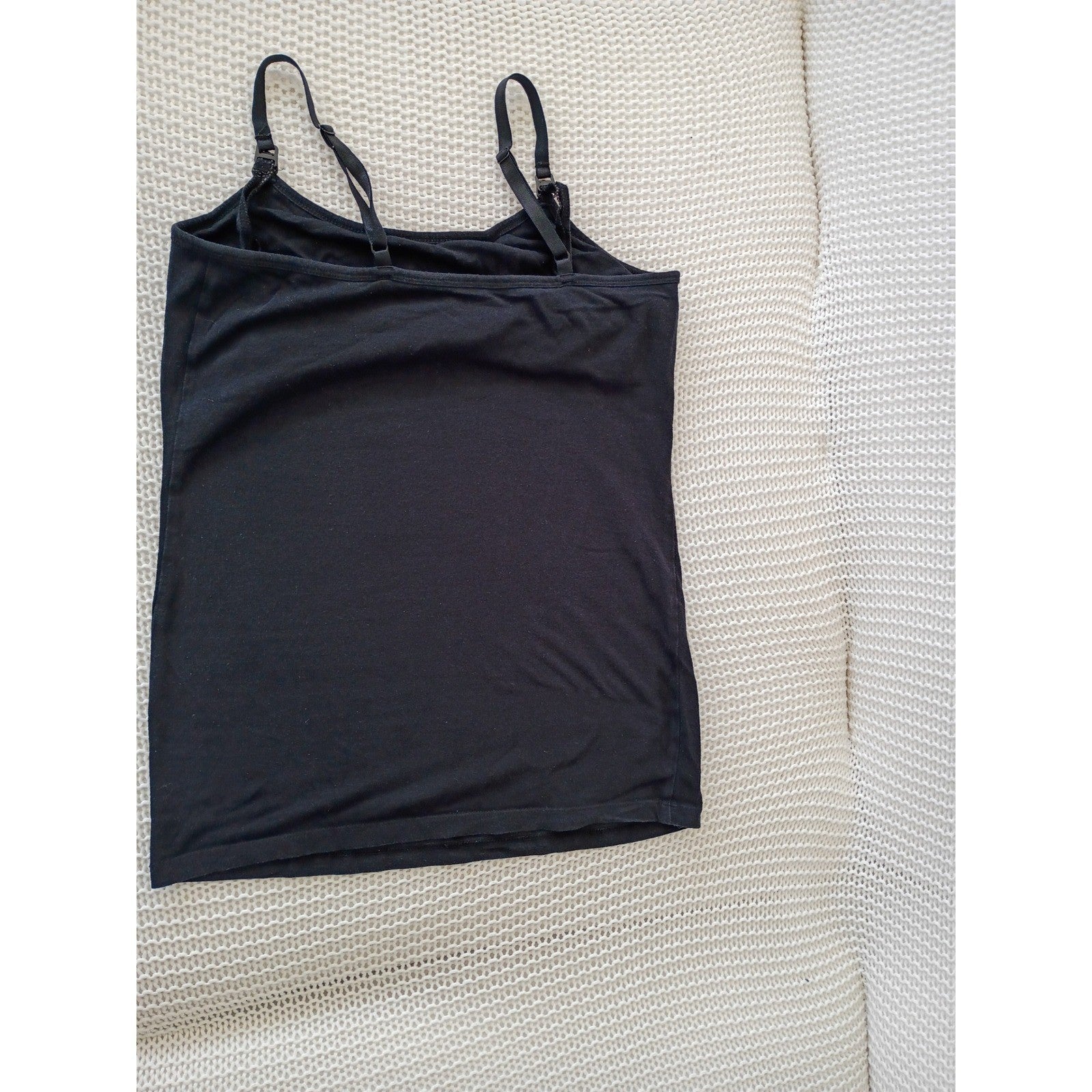 Motherhood Maternity & GAP Black Tank Top + Nursing Cami Bundle Size S -2 Tops