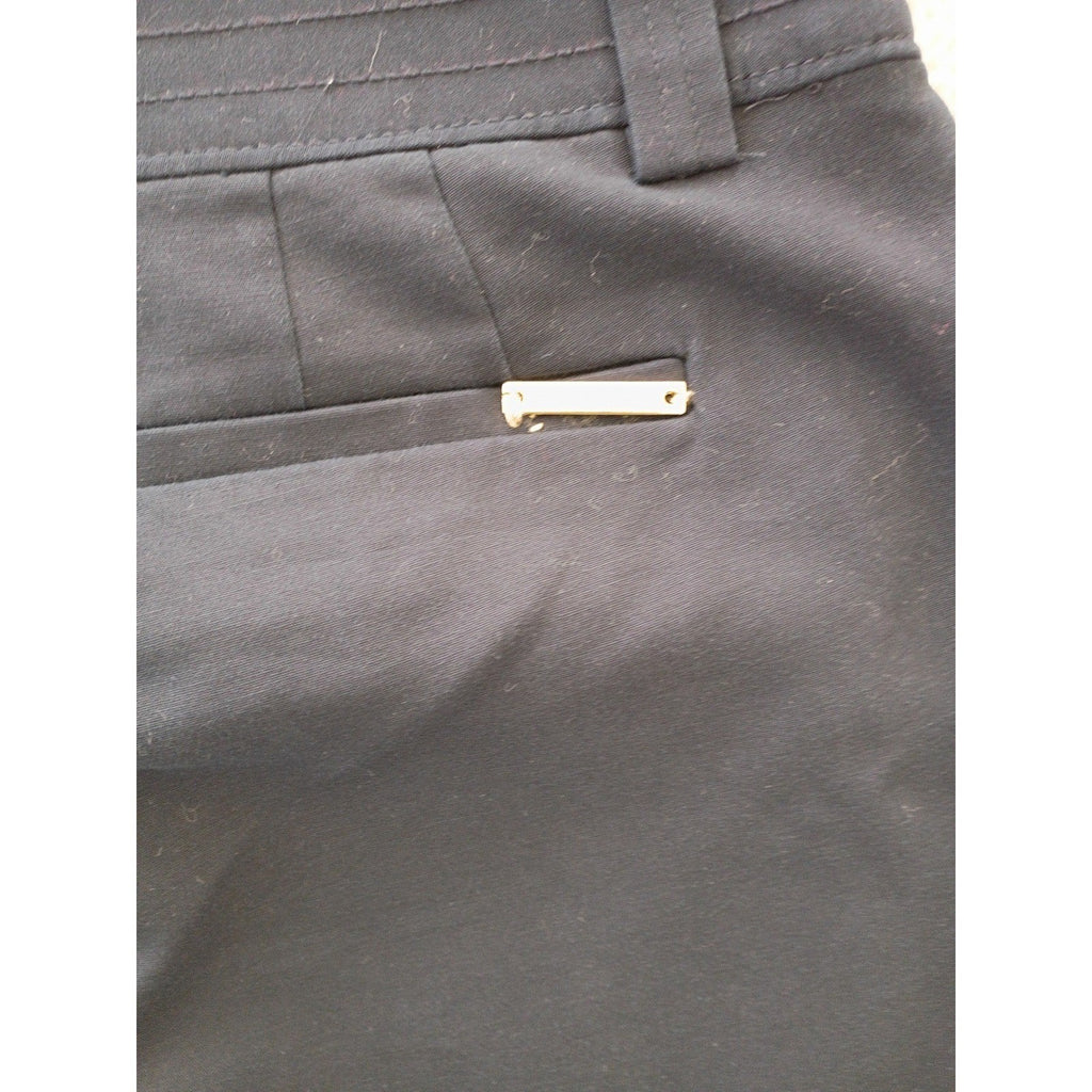 Jones New York Signature Dress Pants Navy Straight Stretch W28-29 NWOT