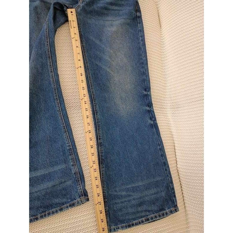 Disclosure High Rise Wide Leg Jeans 31x30 Medium Wash Blue Denim NWOT