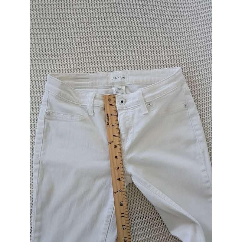 Lila Ryan White Skinny Jeans 26x26 NWOT Mid Rise Stretch Denim Pant Classic Soft