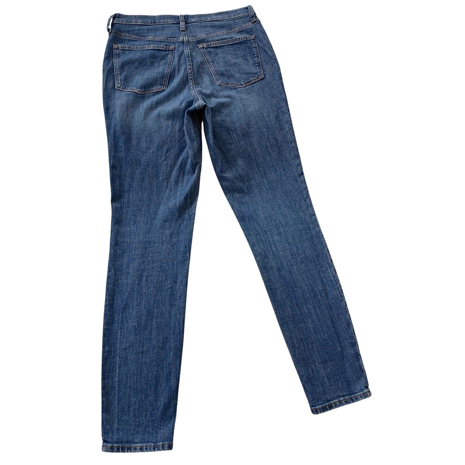 J.Crew Re-Imagined High Rise Skinny Jeans Medium Wash Blue 28Tx30 Tall Denim