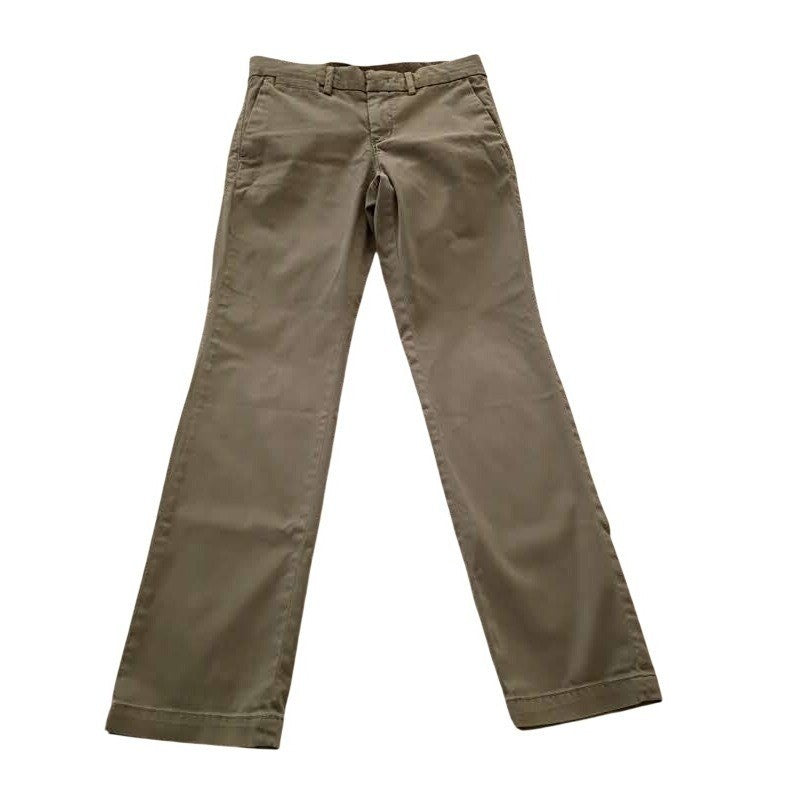 Banana Republic Straight Pants Olive 97% Cotton Stretch Womens 28x27
