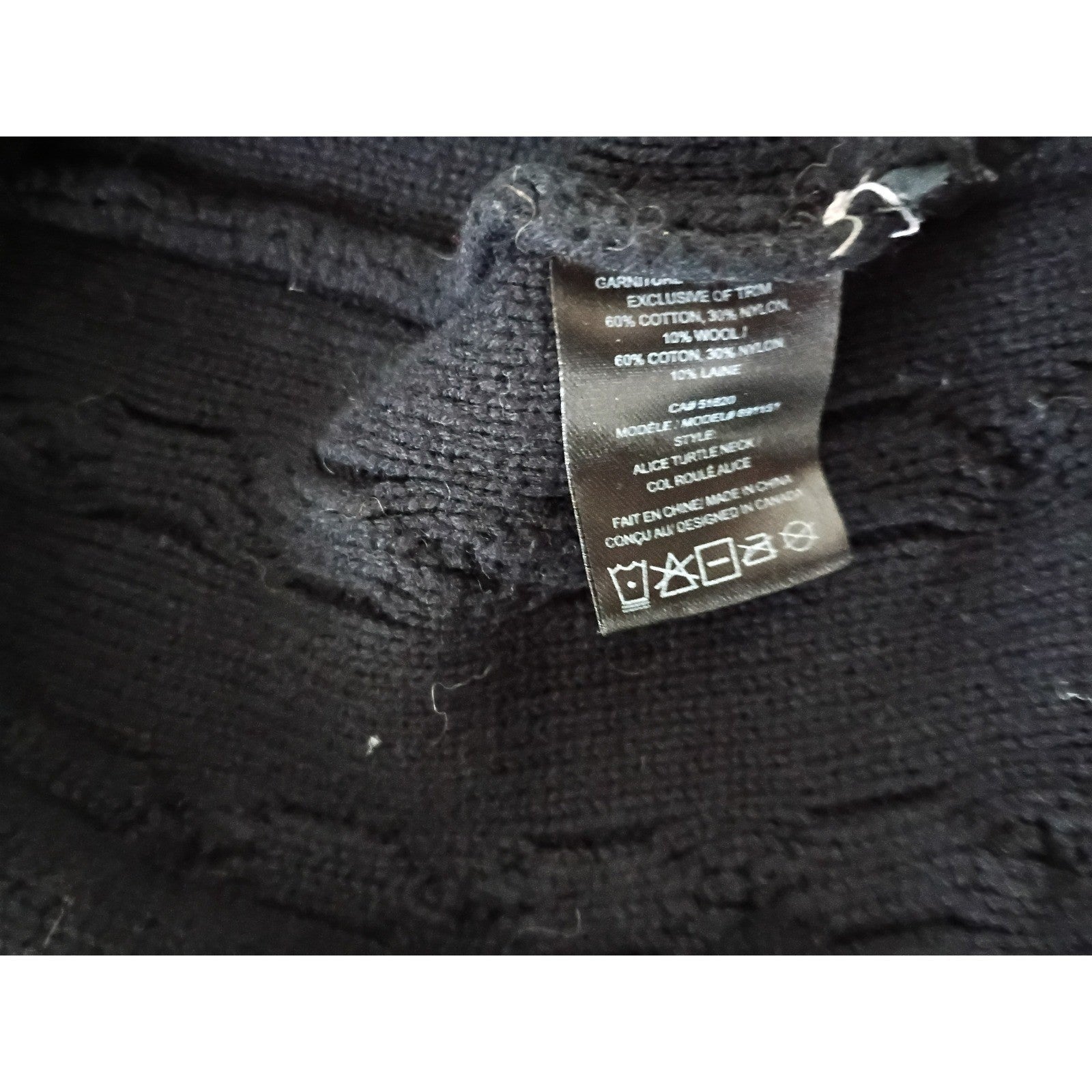 VISTA-Wool Blnd Black Cable Knit Btn Front V Neck Cardigan Sweater Alice Turtle