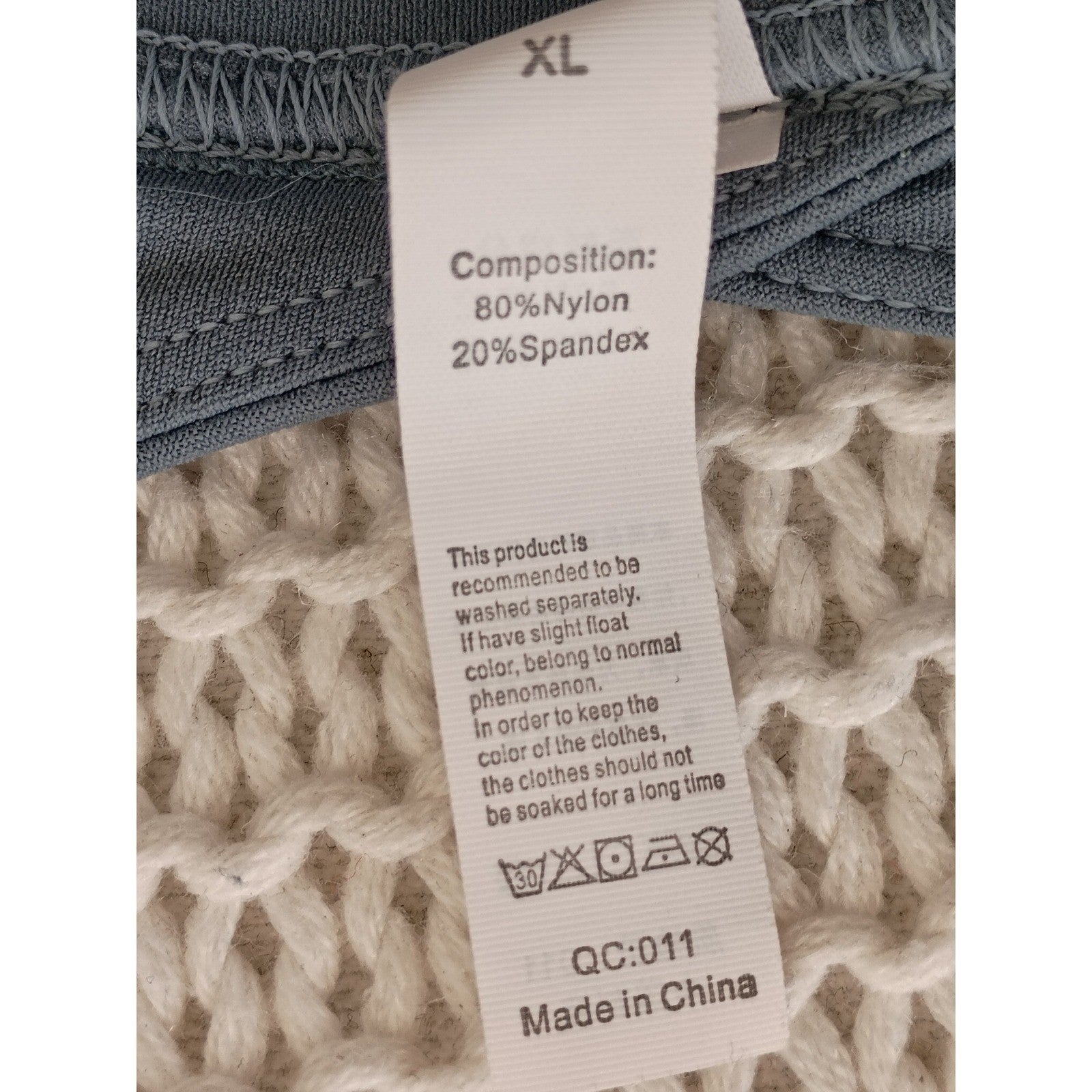 Athleisure Slate Blue Longline V-Neck Sports Bra Wrap Back Activewear Top L $48