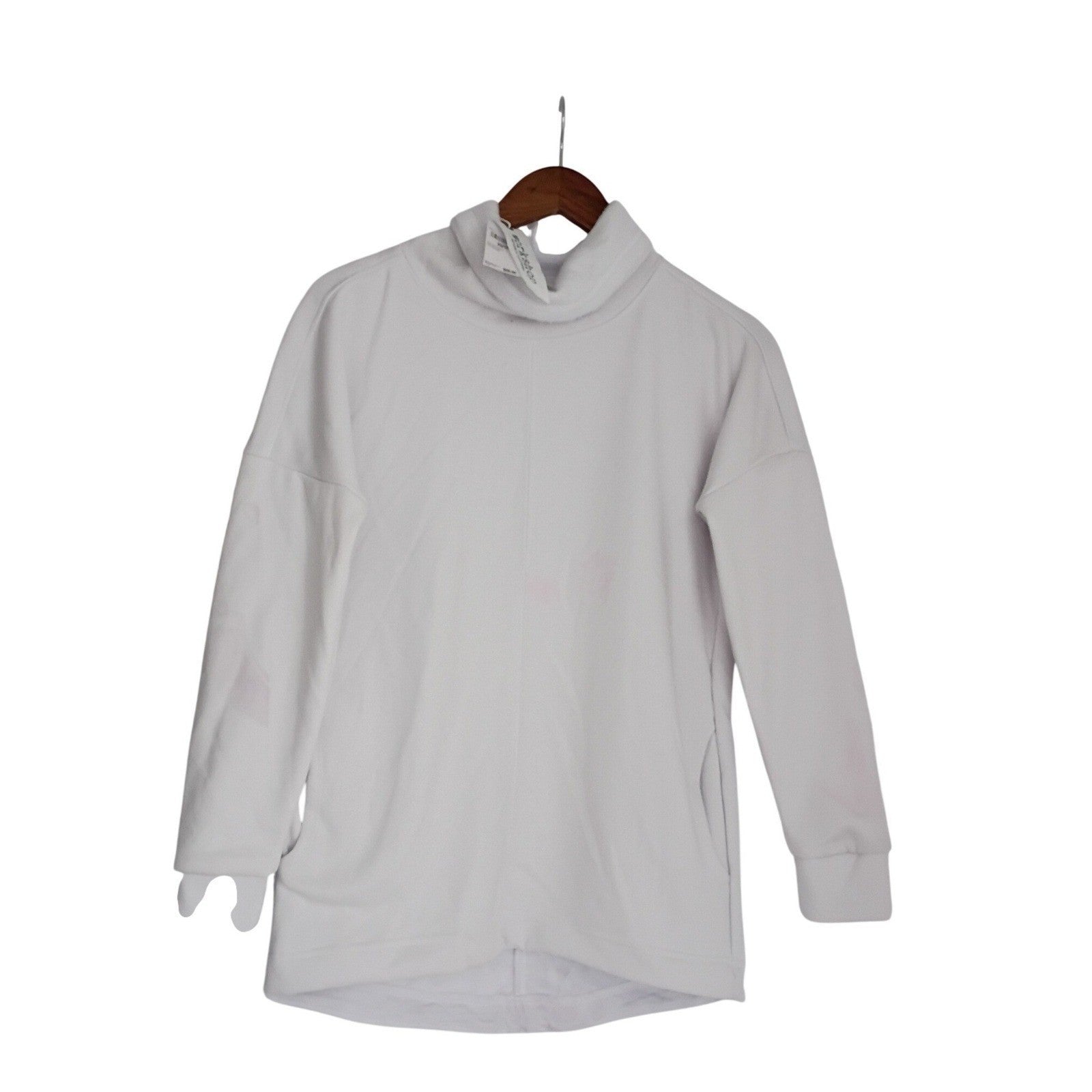 Workshop Republic NWT Cozy Fleece Lined Turtleneck Sweatshirt S Cotton Blend
