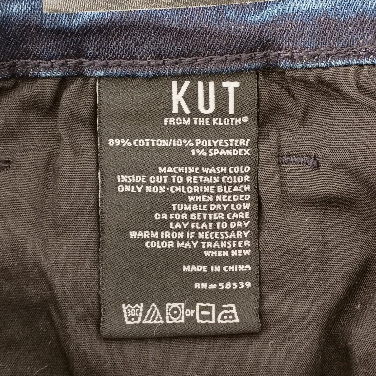 High Rise Slim Jeans 27x27 Dark Wash Connie Kut From The Kloth Classic
