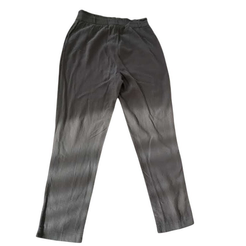 HAVE Los Angeles Linen Blend High Waisted Pleated Trousers Olive Green Sz Mx27
