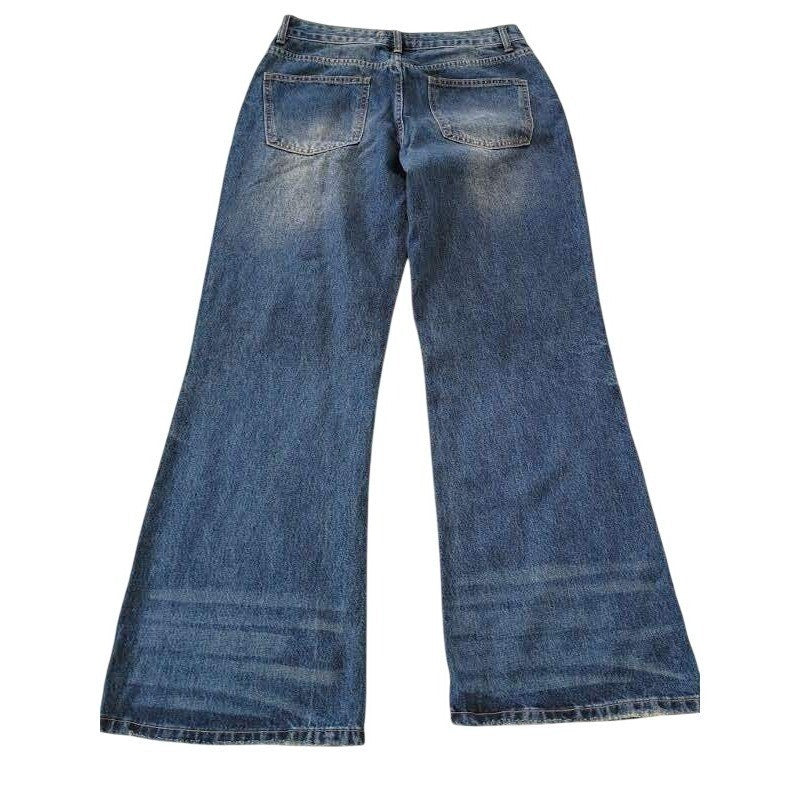Disclosure High Rise Wide Leg Jeans 31x30 Medium Wash Blue Denim NWOT