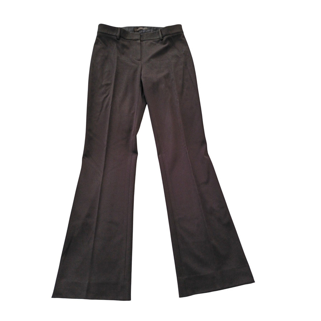 Elie Tahari Black Flare Leg Dress Pants Womens 28 Tailored Career Trousers