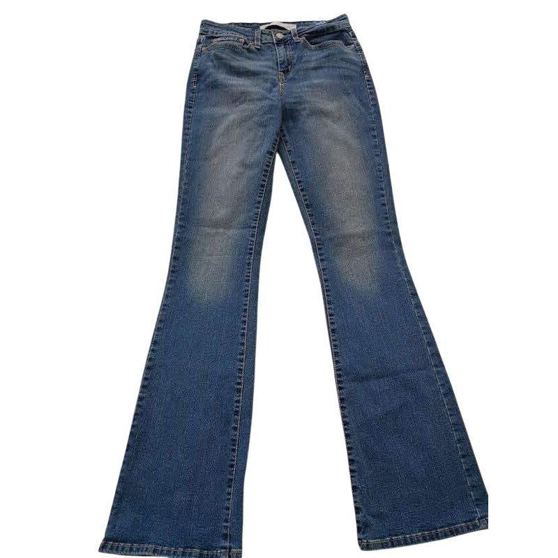 Levi Strauss Signature Gold Label Mid Rise Bootcut Jeans Blue Medium Wash 28x32T
