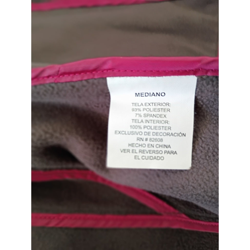 Free Country Womens Softshell Jacket Magenta Pink Fleece Lined Size M RN 82608
