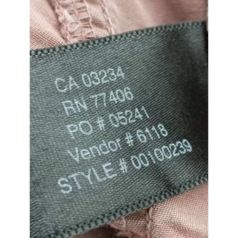 Club Monaco Womens Mauve Pink Utility Cargo Wide Leg Pants Size 6 100% Cotton