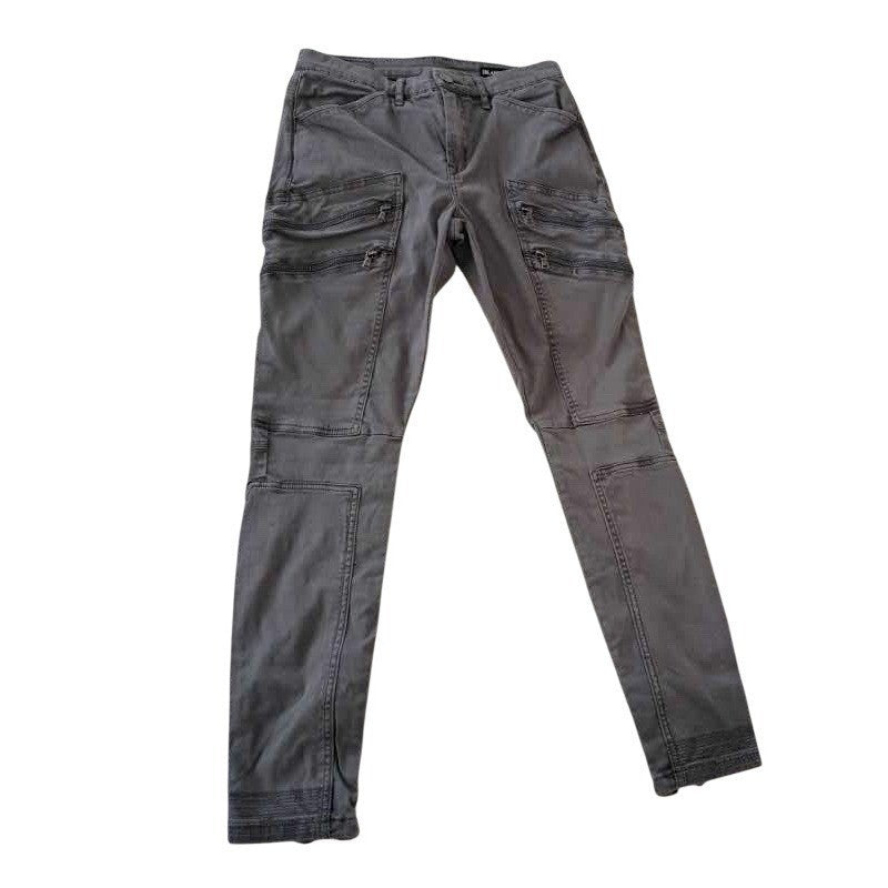 BLANKNYC Grey Cargo Pants Skinny Utility Biker Streetwear 27x28