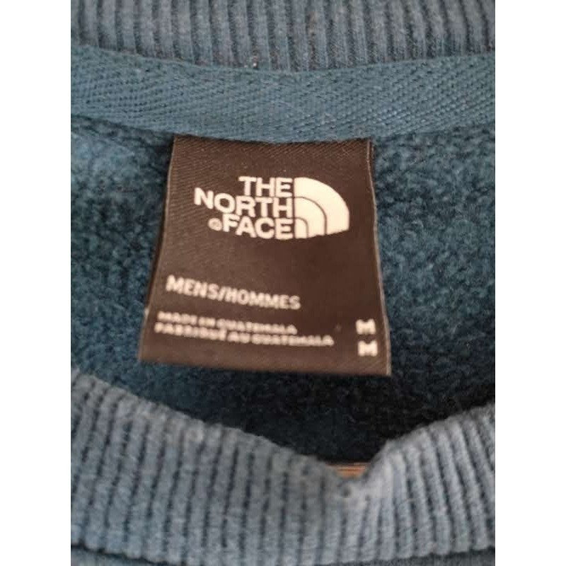 The North Face Blue Crewneck Sweatshirt Mens Medium Logo Graphic Outdoor