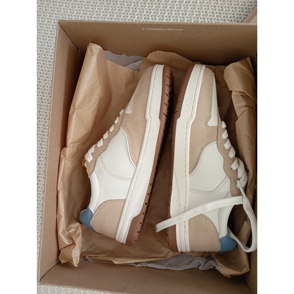 NWT Madewell MWL Court Sneakers Leather Nubuck Suede Tranquil Lake Womens 7