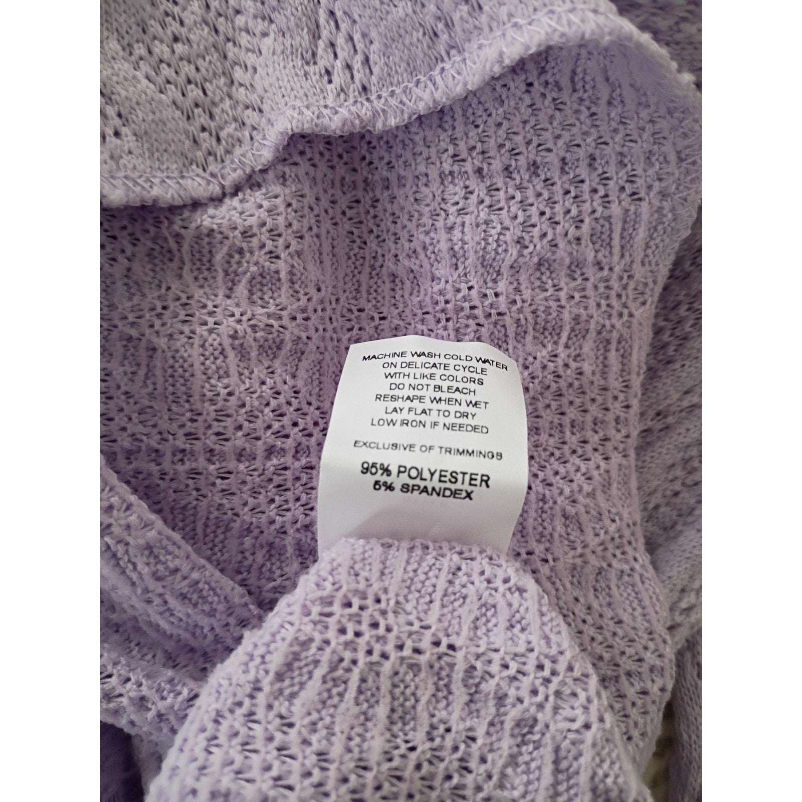 ANTISTAR  NWT Lavender Y2K Fairy Babydoll Cozy Cropped Knit Top Size S Trendy
