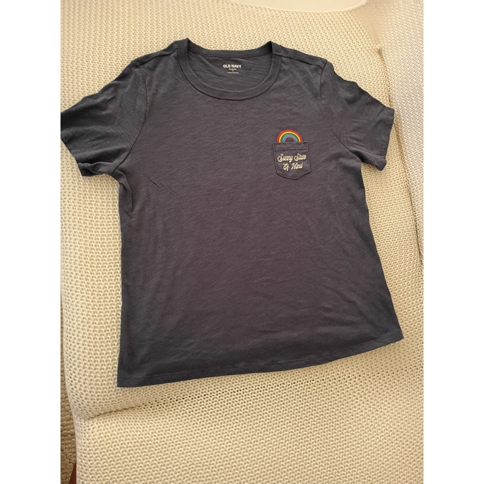 Mystery T Shirt Bundle 4 Pack Size S Gray Black Peach Disco Flamingo Graphic