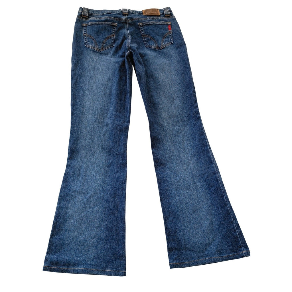 RuffHewn Womens Bootcut Jeans Size 10 30x31 Mid Wash Blue Stretch Denim