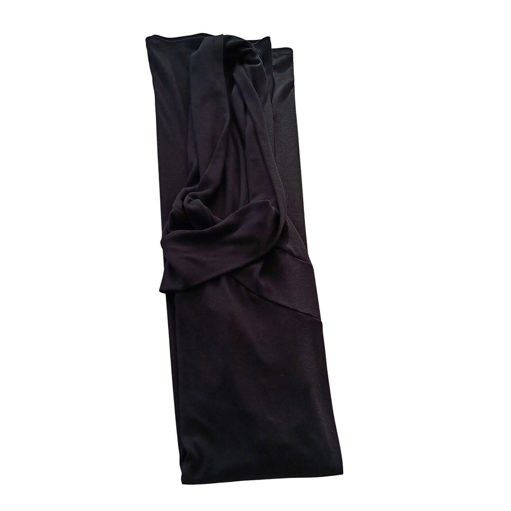 Que Fora Dem Dechets Black Halter Maxi Dress S Sleek Sophisticated Evening