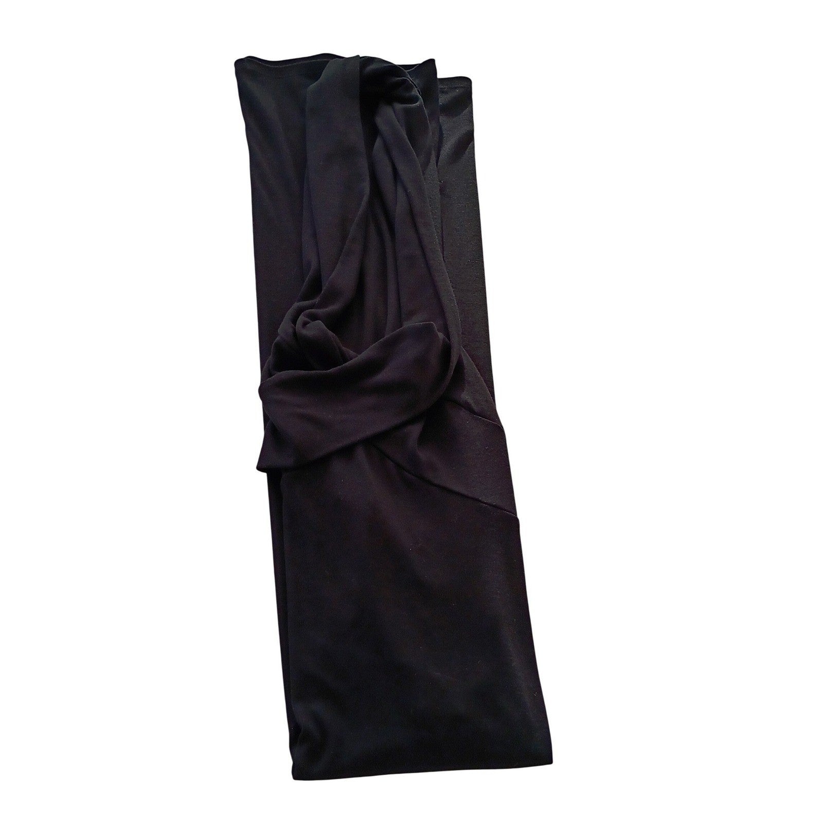 Que Fora Dem Dechets Black Halter Maxi Dress S Sleek Sophisticated Evening