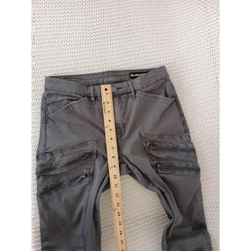 BLANKNYC Grey Cargo Pants Skinny Utility Biker Streetwear 27x28