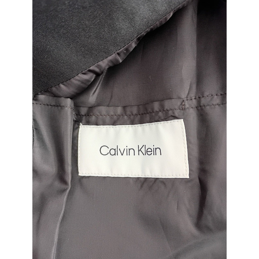 Calvin Klein Boys 12 Charcoal Gray Blazer Suit Jacket Formal Wedding