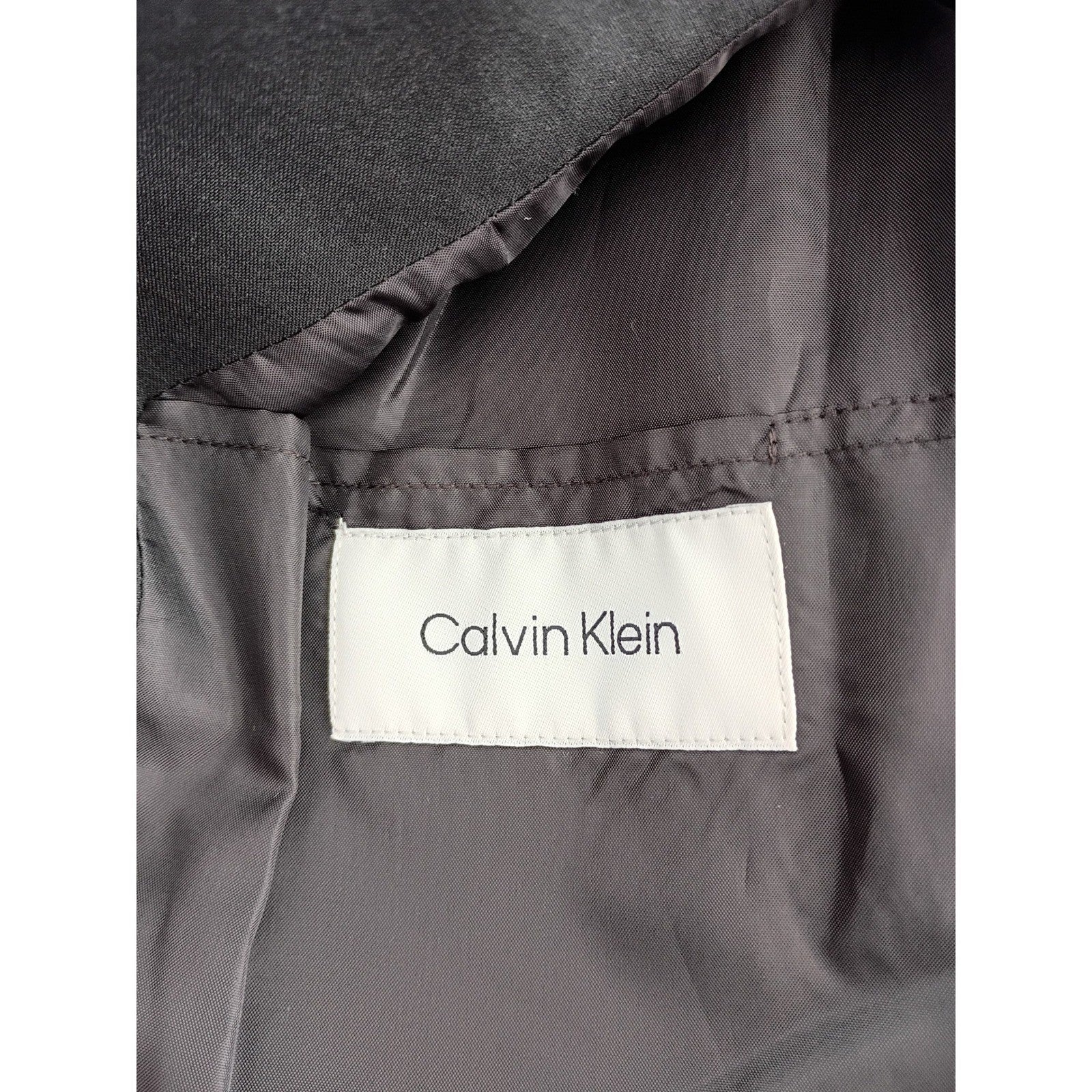 Calvin Klein Boys 12 Charcoal Gray Blazer Suit Jacket Formal Wedding