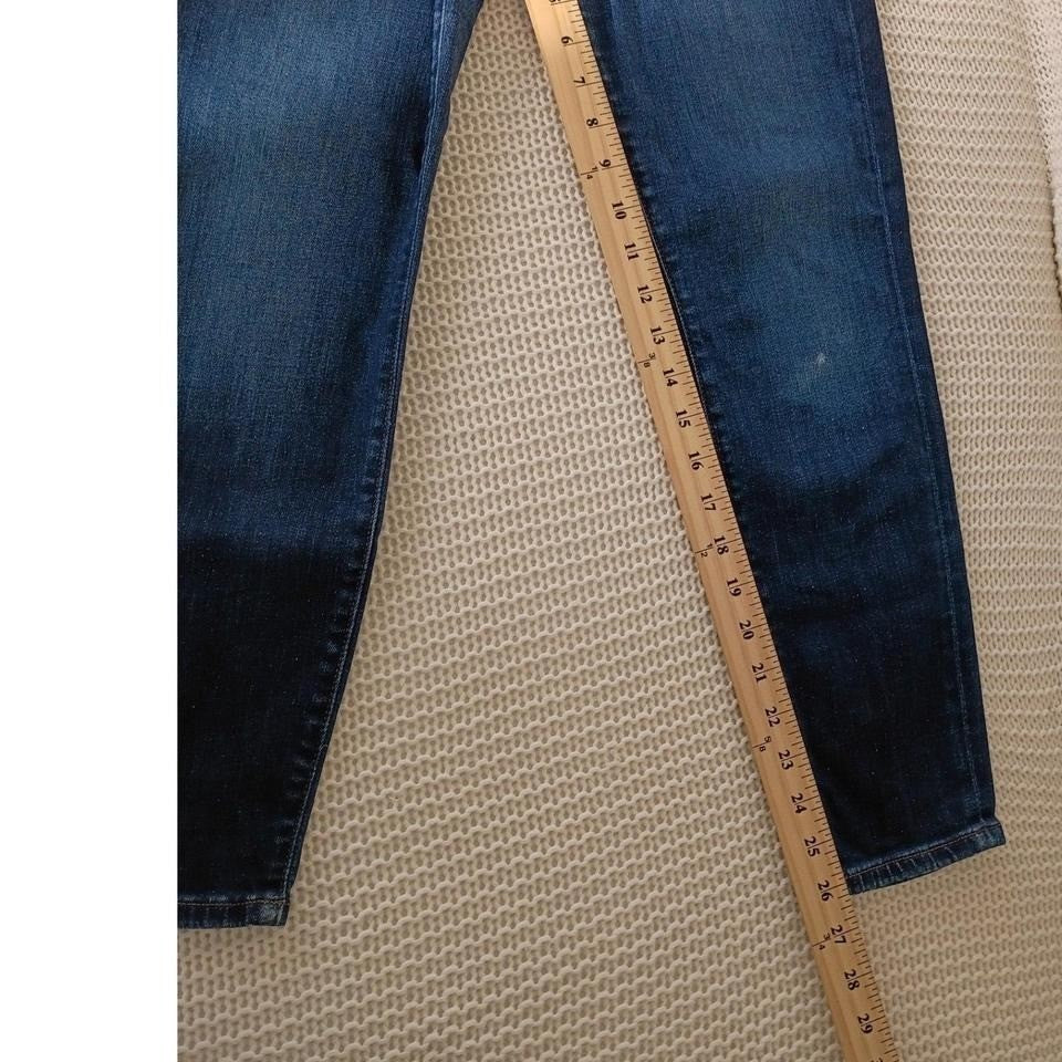 J Brand Sublime Skinny Jeans Dark Wash Mid Rise Stretch Denim 28x26